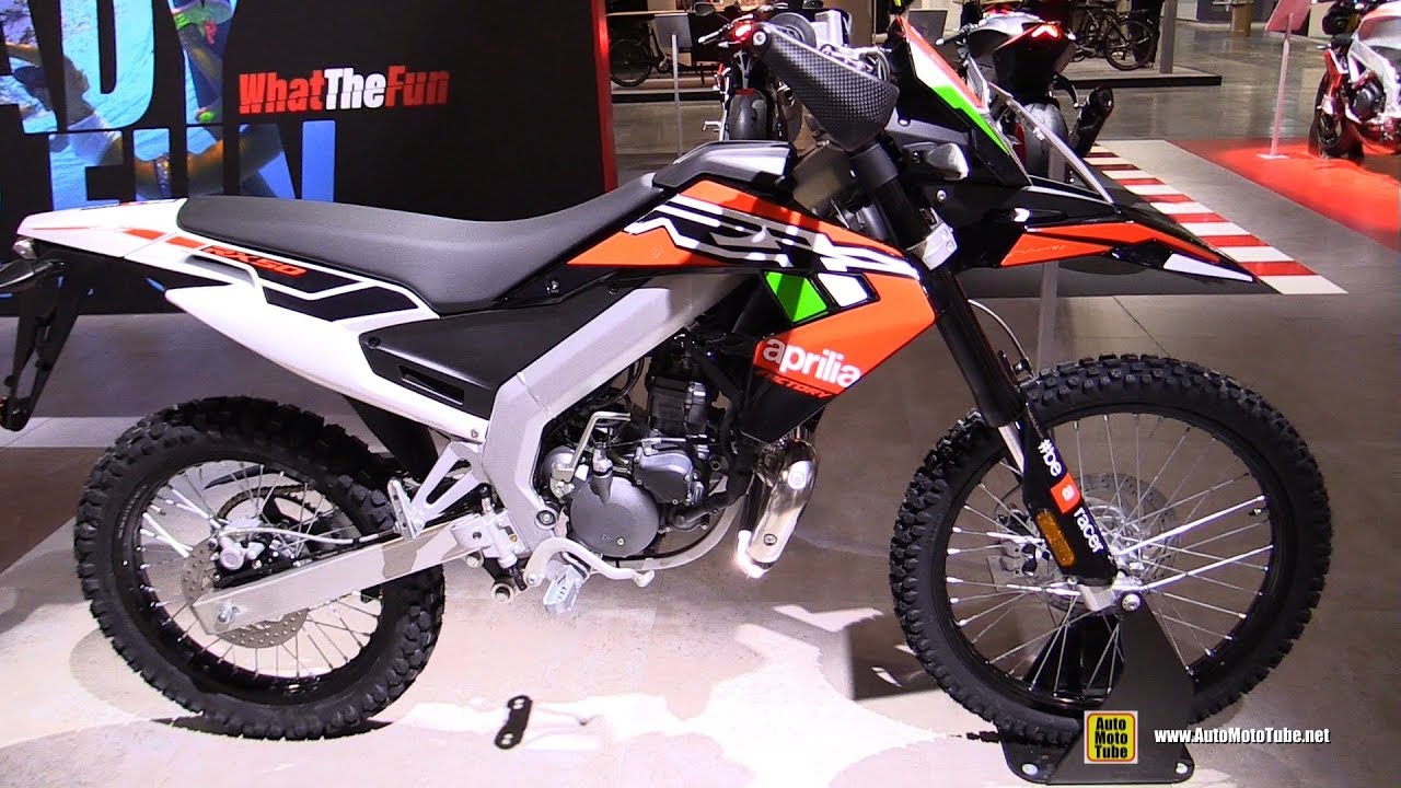 2018 Aprilia RX 50 Factory - Walkaround - 2017 EICMA Milan Motorcycle Exhibition
