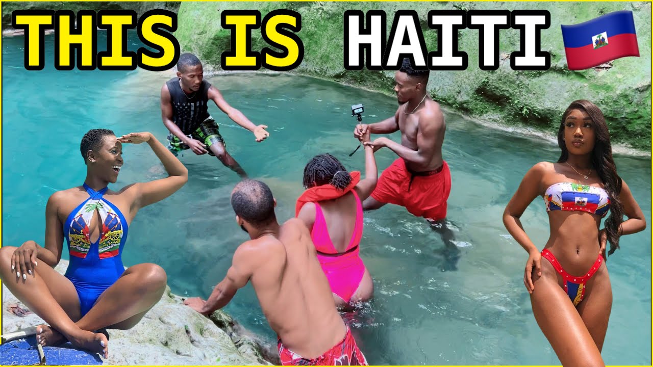 They Have HIDDEN This side of HAITI  from you 🇭🇹 . Bassin Bleu Jacmel is a World Wonder