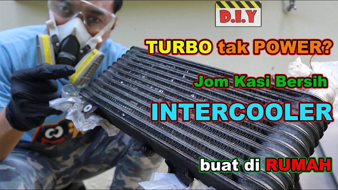 cara bersihkan intercooler turbo Petrol dan Diesel engine Mira L9 L2 L5