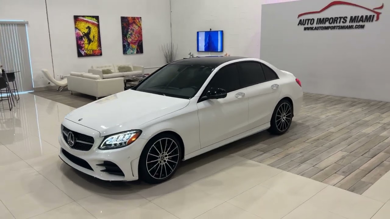 2020 MERCEDES-BENZ C300 AMG SPORT PKG SEDAN - STOCK#4355
