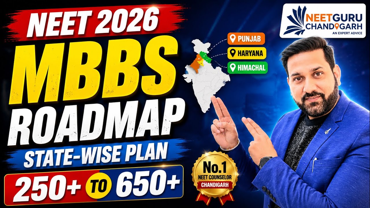 🚨 MBBS Admission Roadmap 2026 | 650+ to 150 Score |Punjab|Haryana|UP|Rajasthan|Bihar State-Wise Plan