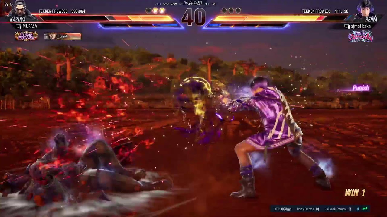 ajmal kaka vs gladhappy ft10 live in tekken8