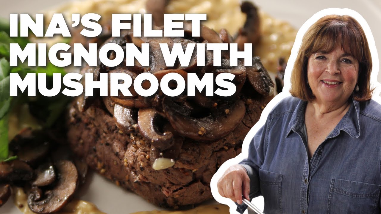 Ina Garten's Filet Mignon with Mustard and Mushrooms | Barefoot Contessa | Food Network