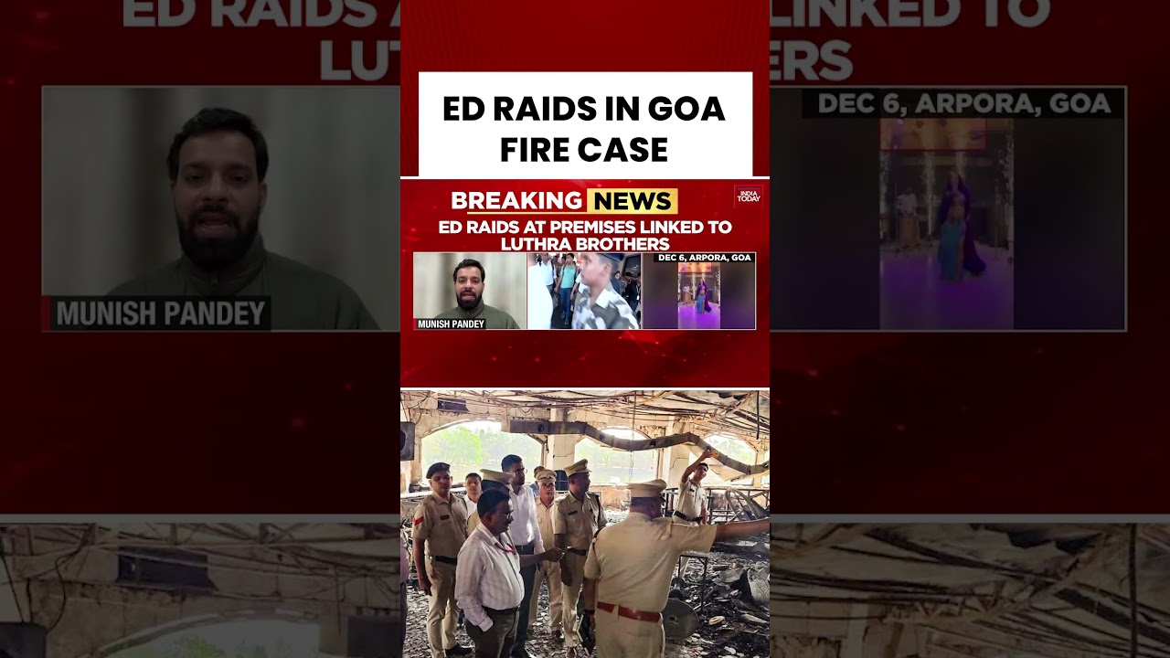 ED Conducts Raids Against Luthra Brothers | Goa Nightclub Fire | Fire #edraid #goa #luthrabrothers