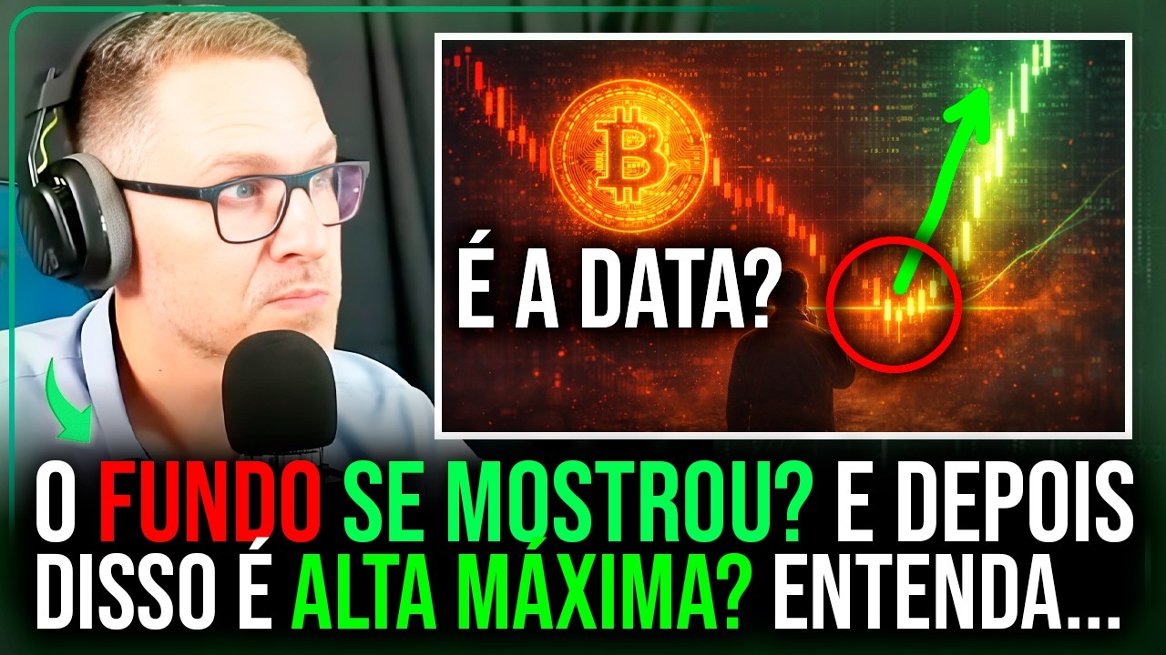 BITCOIN: DATA DO FUNDO REVELADO e DEPOIS DISSO É ALTA? VOU TE EXPLICAR!