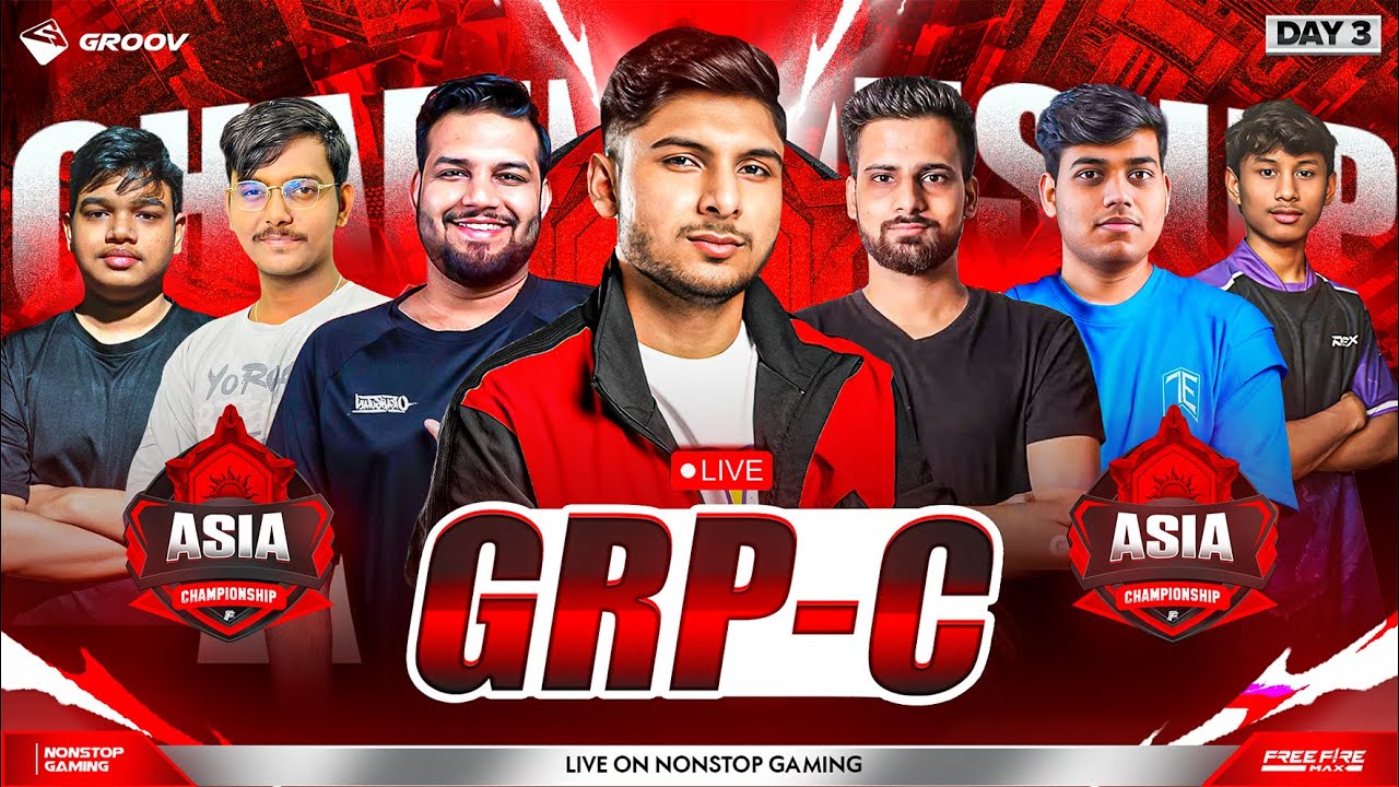 ASIA CHAMPIONSHIP ESPORTS QUALIFIERS GRP-C 🔥🥵 || FT- TG, RNX, JG, REX, HN, #nonstopgaming