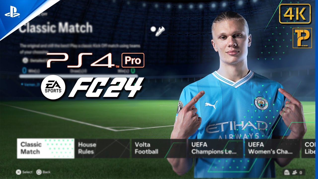 EA SPORTS FC 24 - PS4 Pro Gameplay [4K 60FP]