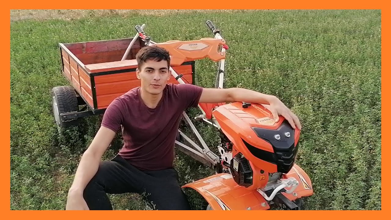 Lucerna de Calitate pentru Animale: Procesul de Cosit și Transport cu Motocultorul Ruris701ks