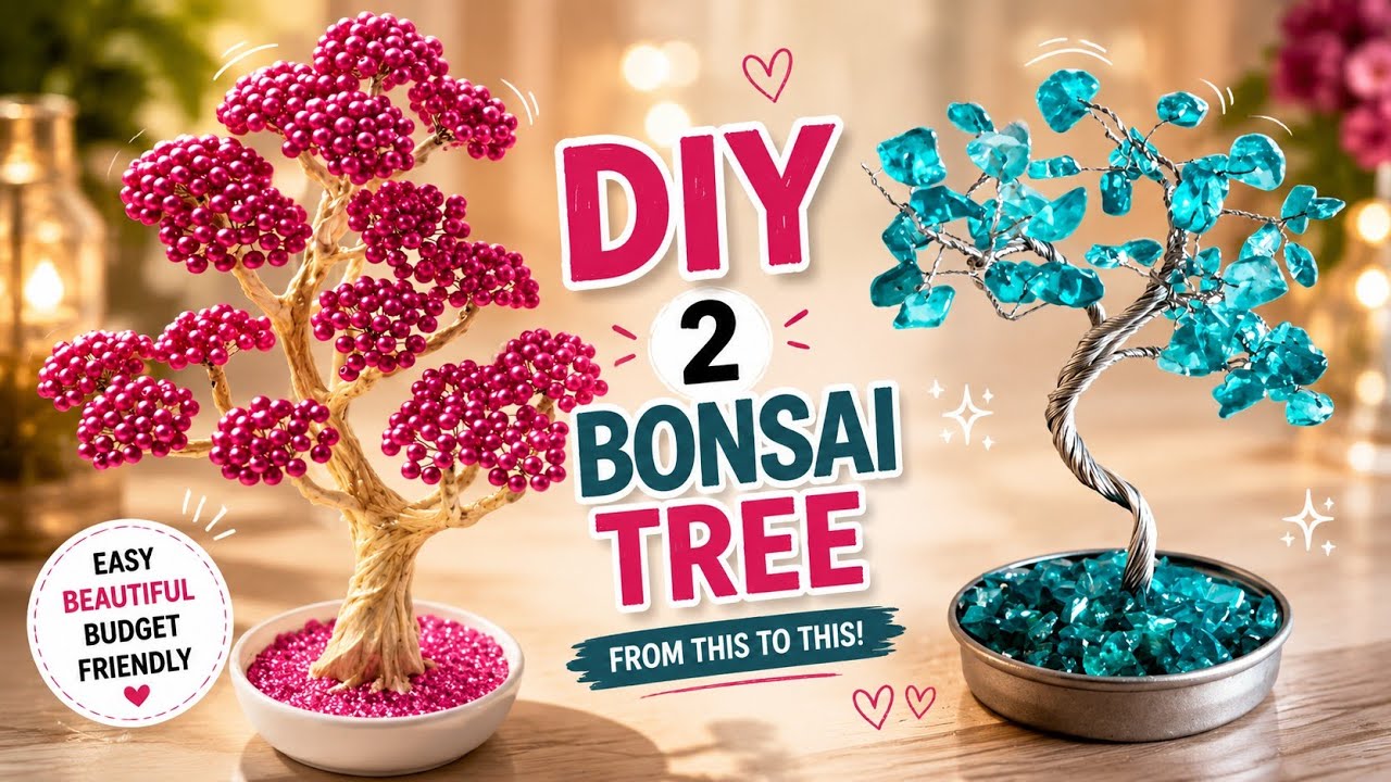 Thermocol Craft Ideas | DIY Room Decor | Home Decorating Ideas | Best out of waste | Bonsai Tree
