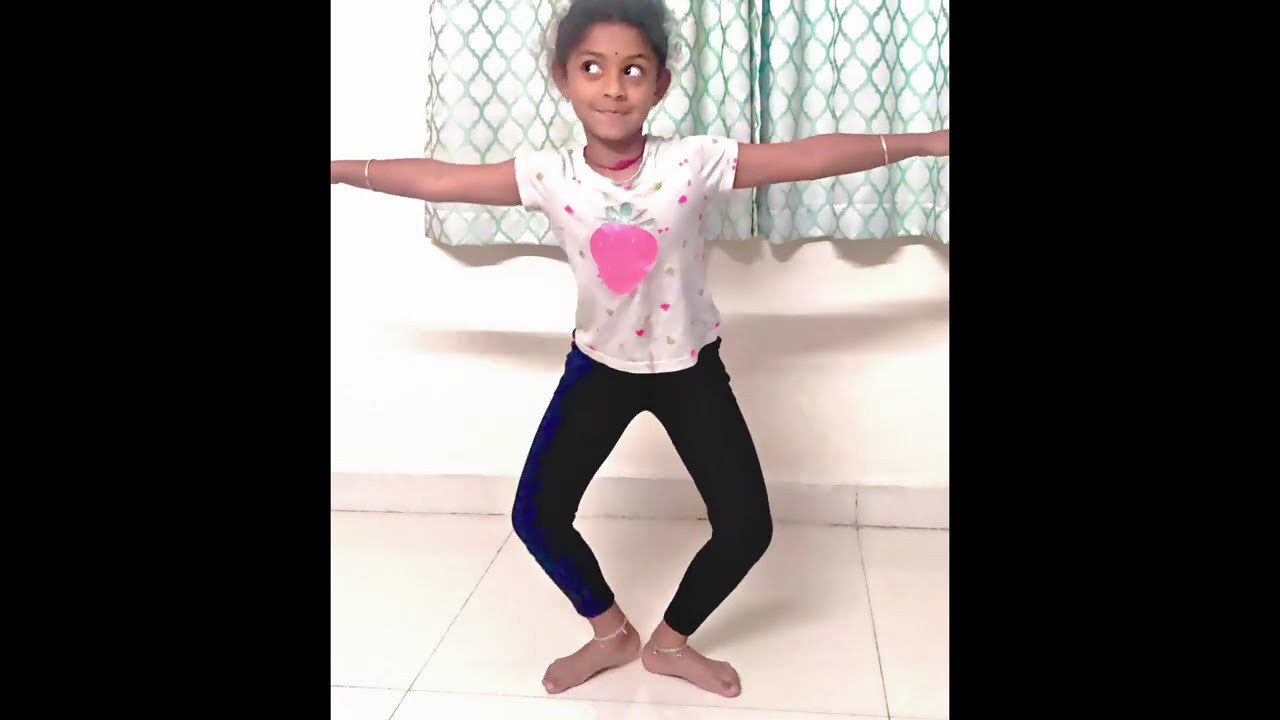 Bharatanatyam Beginner Steps| #Bharatanatyam#IndianClassicalDance#KidsDance#LittleDancer#DancePerfor