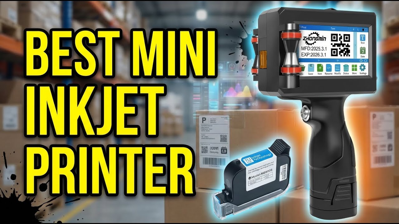 Best Mini Handheld Inkjet Printer 2026: Top 4 Portable Printers for Any Surface