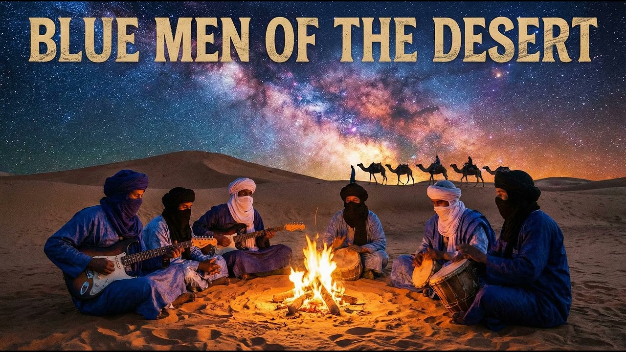 Blue Men of the Desert (Sahara) | Desert Blues & Anatolian Rock (Tuareg Style)