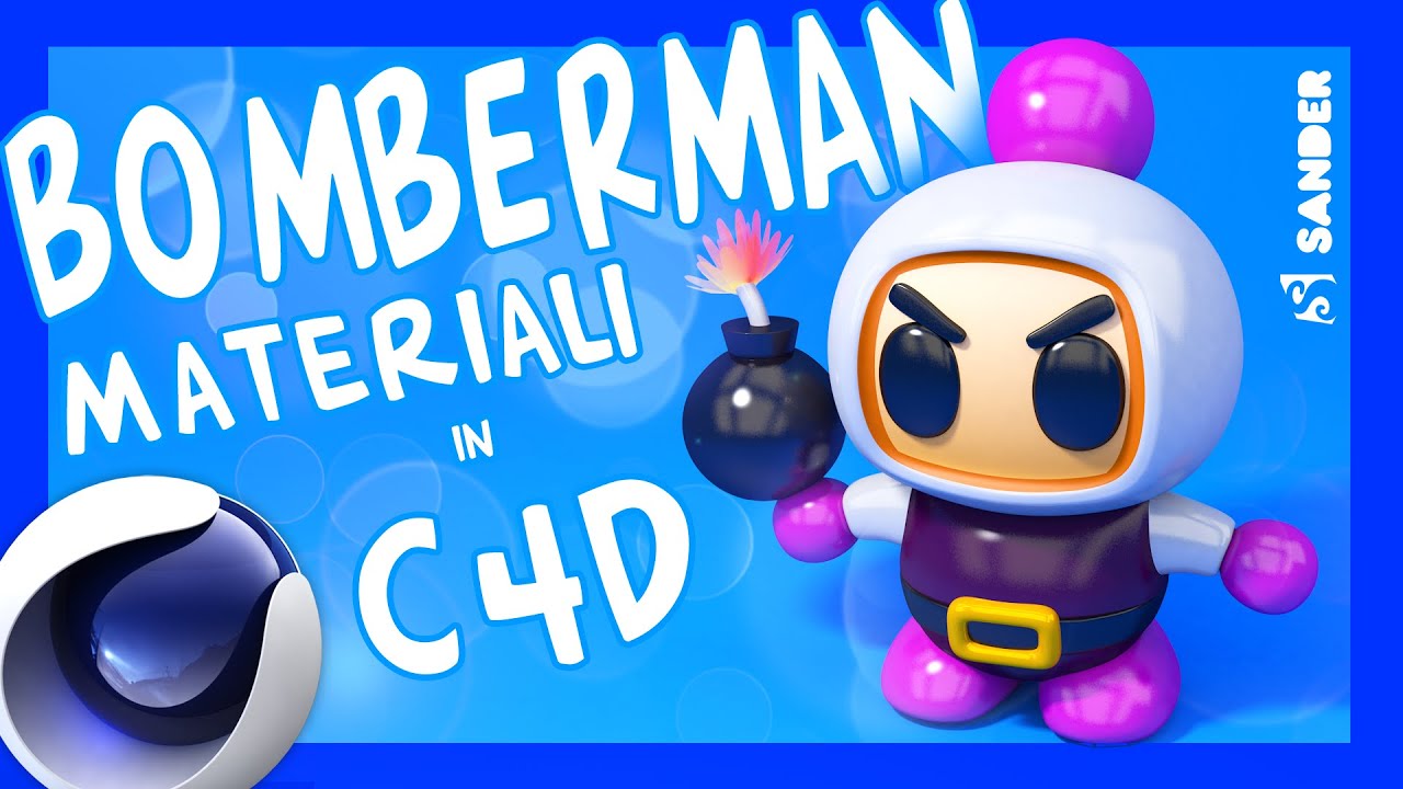 TUTORIAL CINEMA 4D ITA - Bomberman Materiali