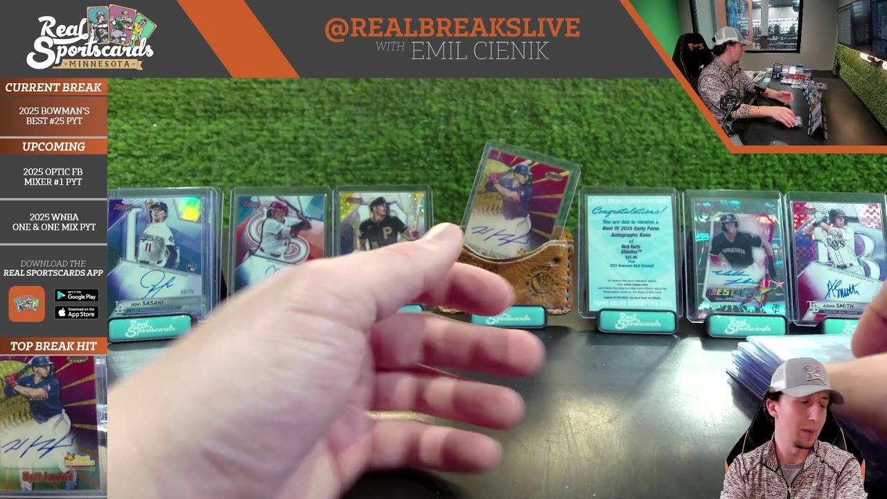 2025 Bowman's Best #25 Pick Your Team (3/14/26)