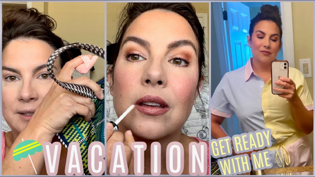 GET READY WITH ME ON VACATION! And What&rsquo;s in my Makeup Bag