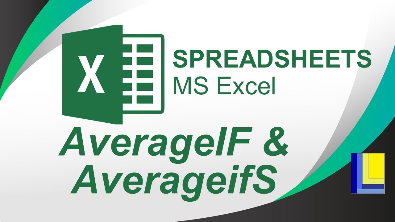 MS Excel | AverageIF and AverageifS