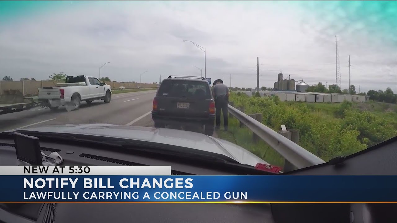Ohio bill proposes reduced penalties for failing to disclose concealed handgun