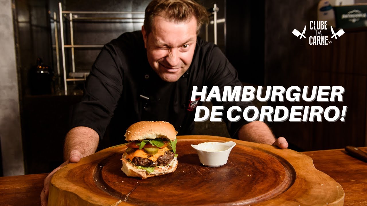 Hambúrguer de Cordeiro! Receita deliciosa para fazer aí na sua churrasqueira! Clube da Carne TV