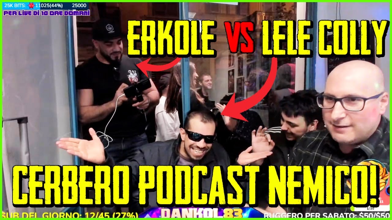 CONFRONTO TRA LELE COLLY, ERKOLE, WIDE ALF E DANKOL + APPELLO AL CERBERO PODCAST