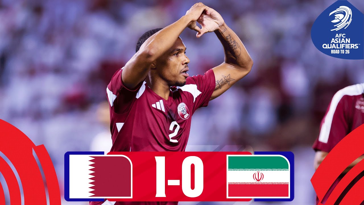 Qatar edge Team Melli to seal playoffs! | Qatar - IR Iran | Highlights #AsianQualifiers - Road To 26