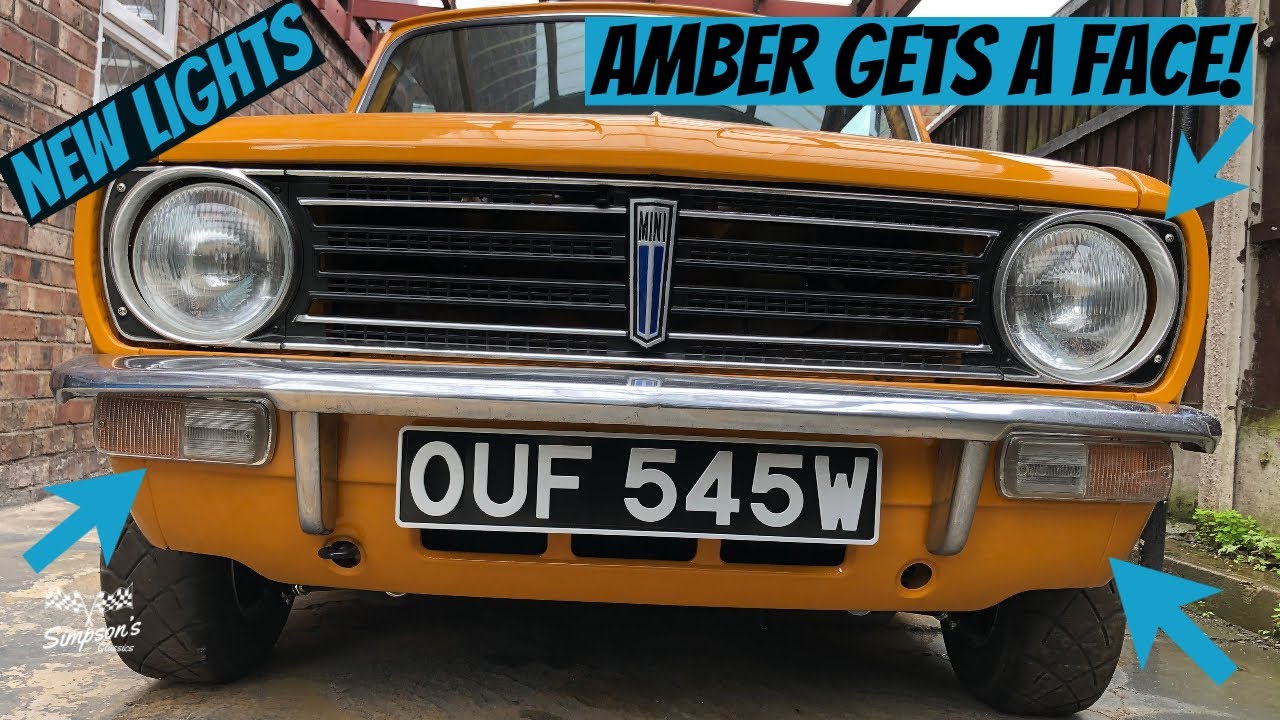 Classic Mini Clubman - New Lights + Front End Done!