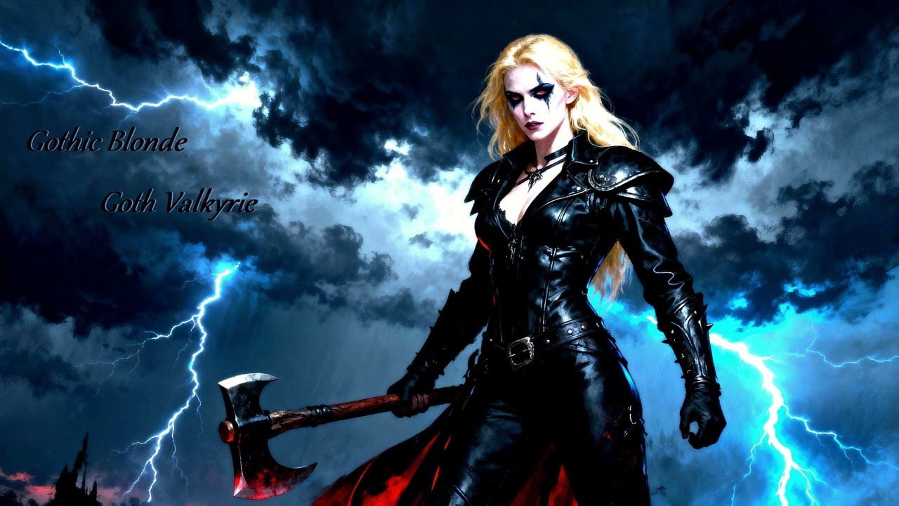 Gothic Blonde - Goth Valkyrie