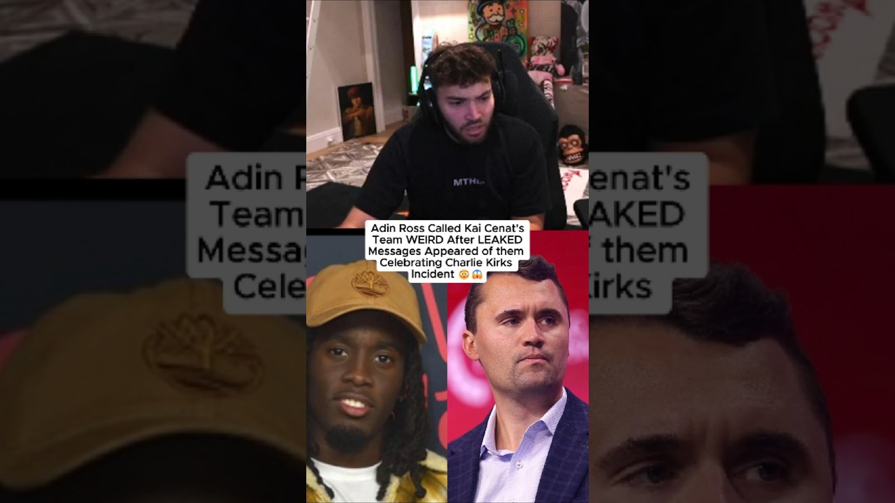 Adin Ross Called Kai Cenat's Team WEIRD After Charlie Kirk 😳😱 