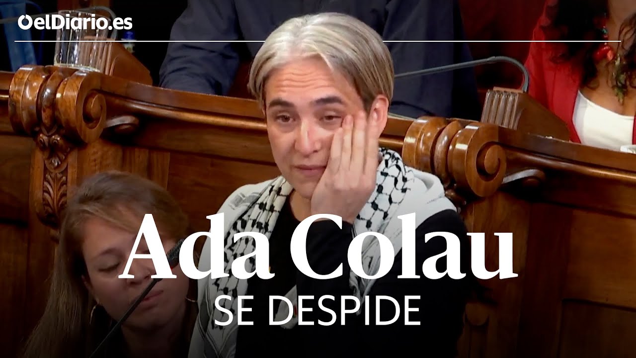 ADA COLAU se despide: 