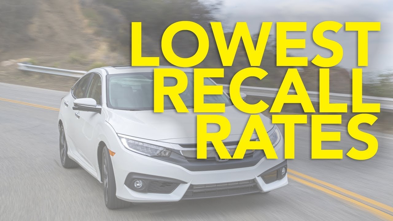 Top 10 Cars with the Lowest Recall Rates | Cars that Rarely Get Recalled