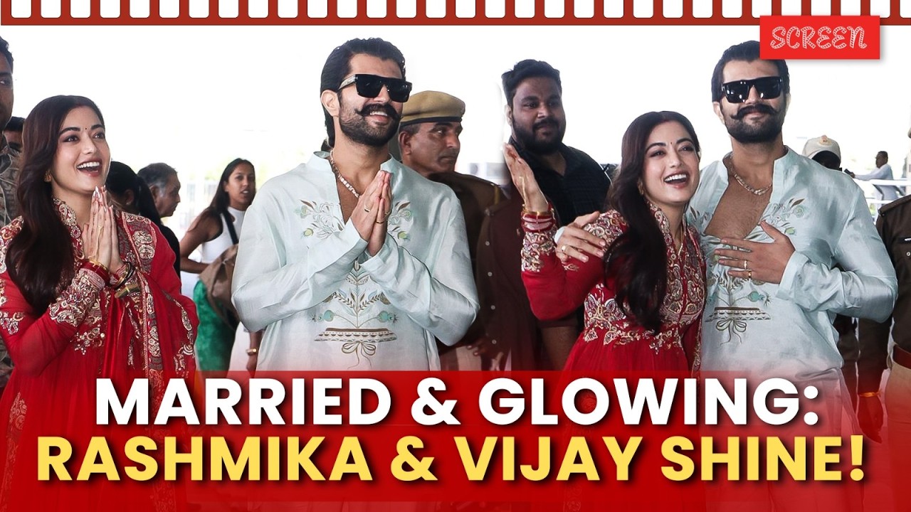 Vijay Deverakonda And Rashmika Mandanna Step Out For First Public Appearance As Newlyweds | Screen