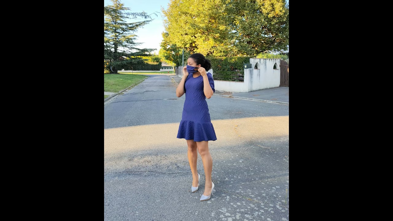 DIY tuto couture /comment coudre une Robe moulante à volant