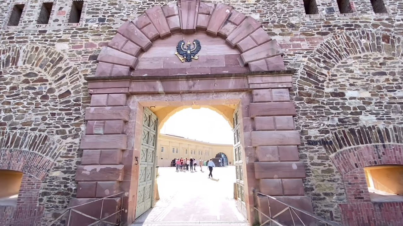 Complete Tour Inside Ehrenbreitstein Fortress. Koblenz -Germany.