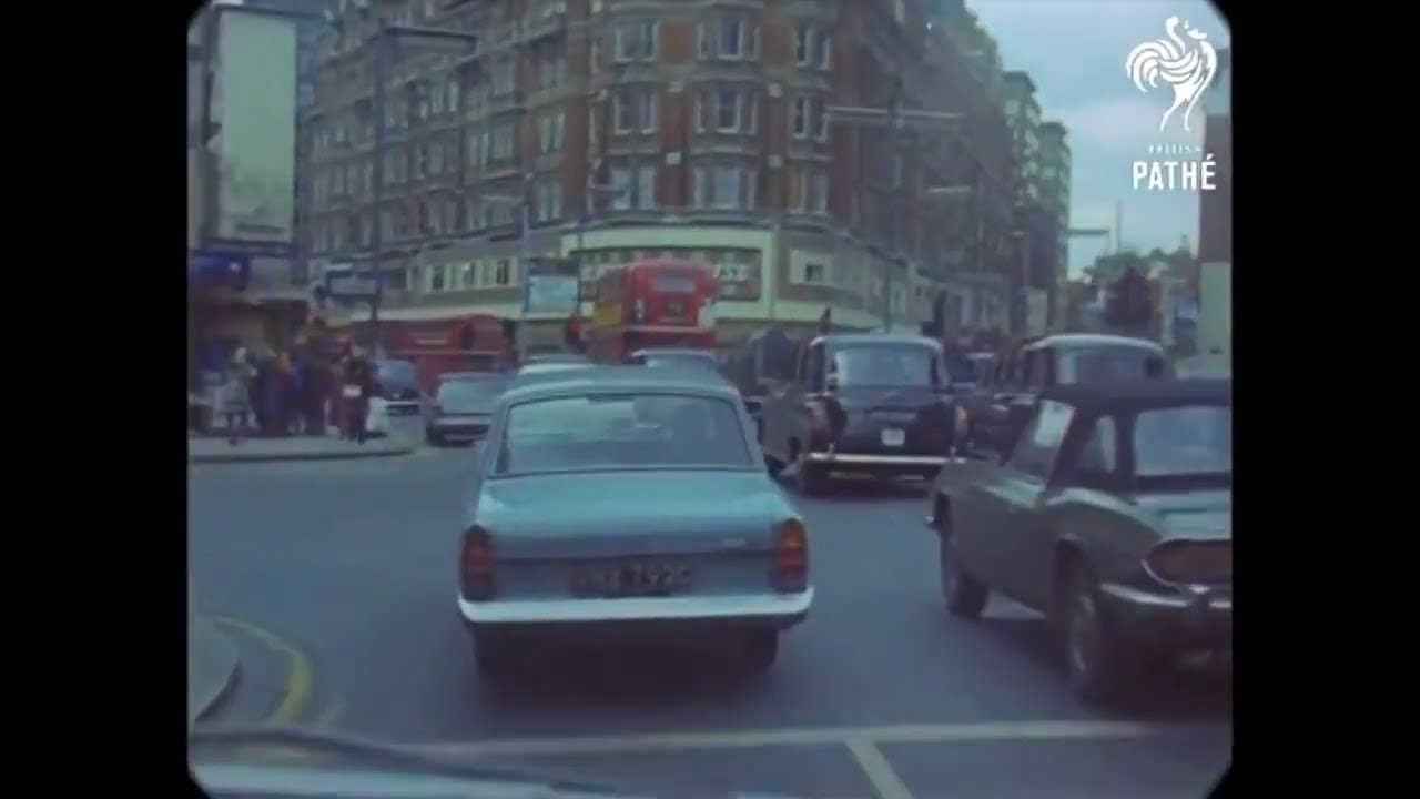 1972 London Streets Riding through London