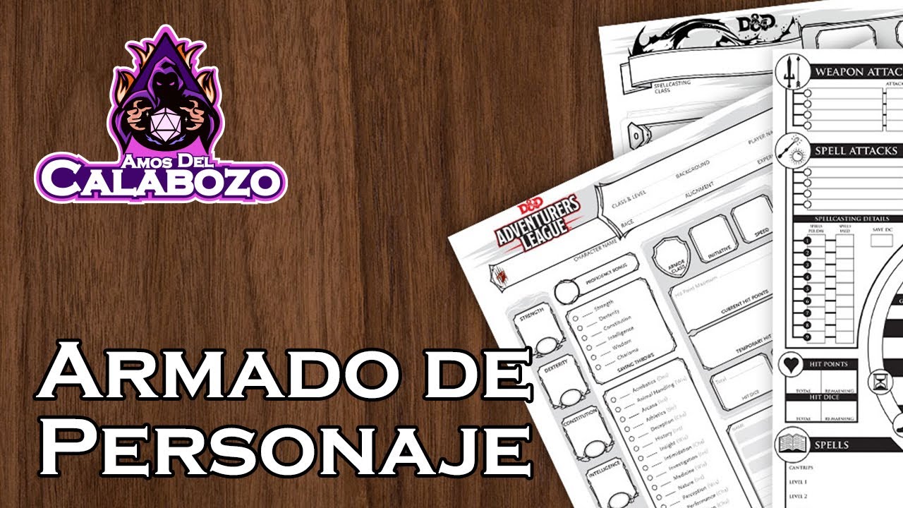 ¿Cómo llenar mi hoja de personaje de Dungeons & Dragons?