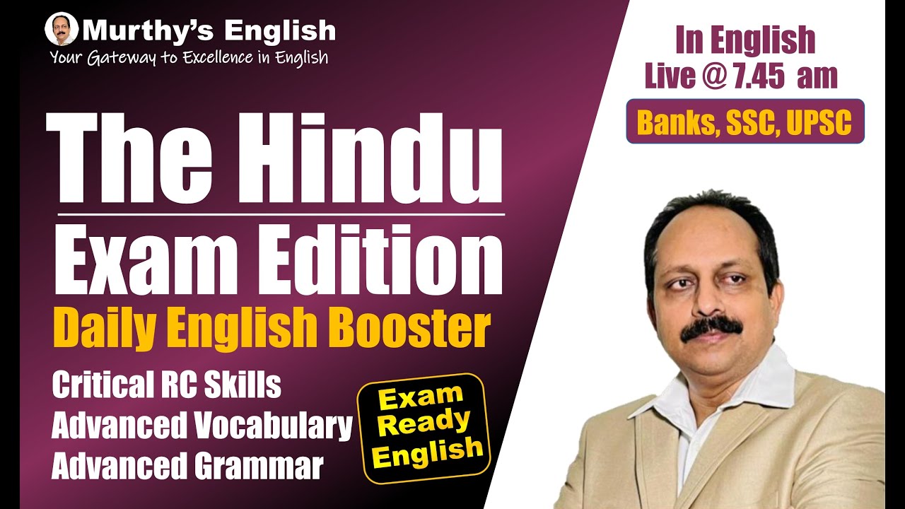 02 February, 2026 | Daily English for Competitive Exams in English | | BANK | SSC | UPSC | SPSC