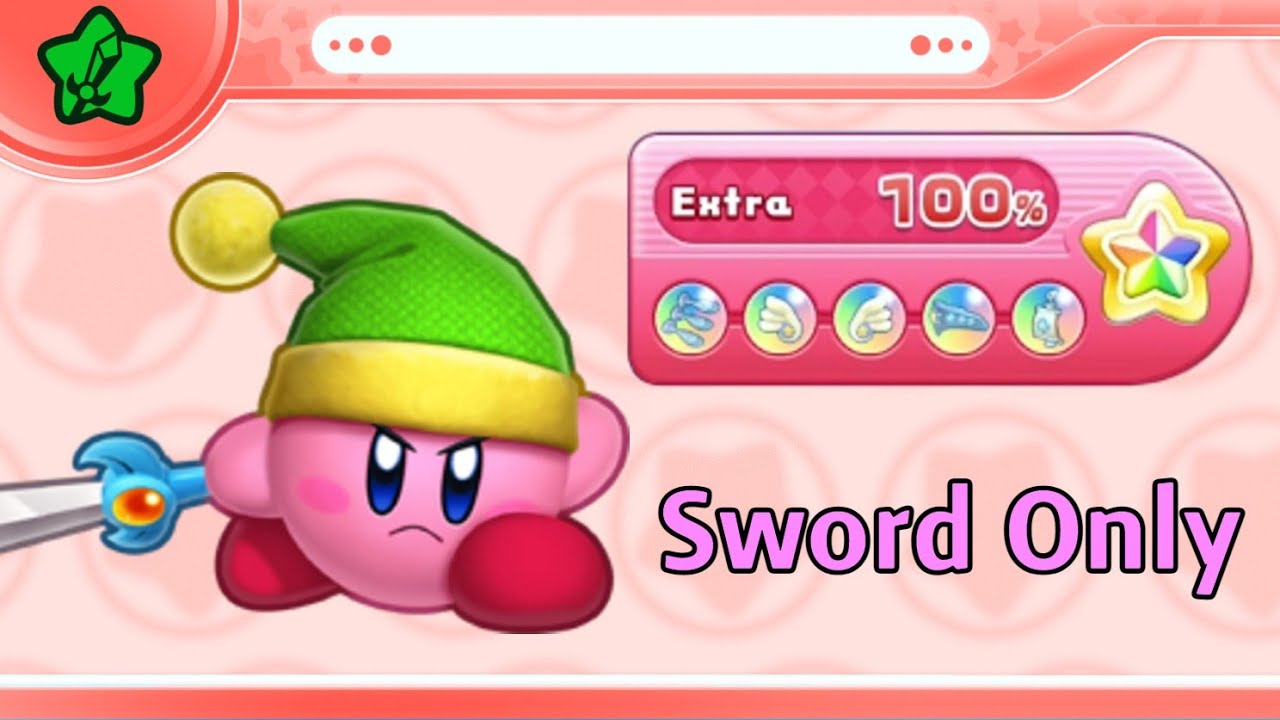 Kirby's Return to Dreamland Deluxe | Extra Mode, Sword Only