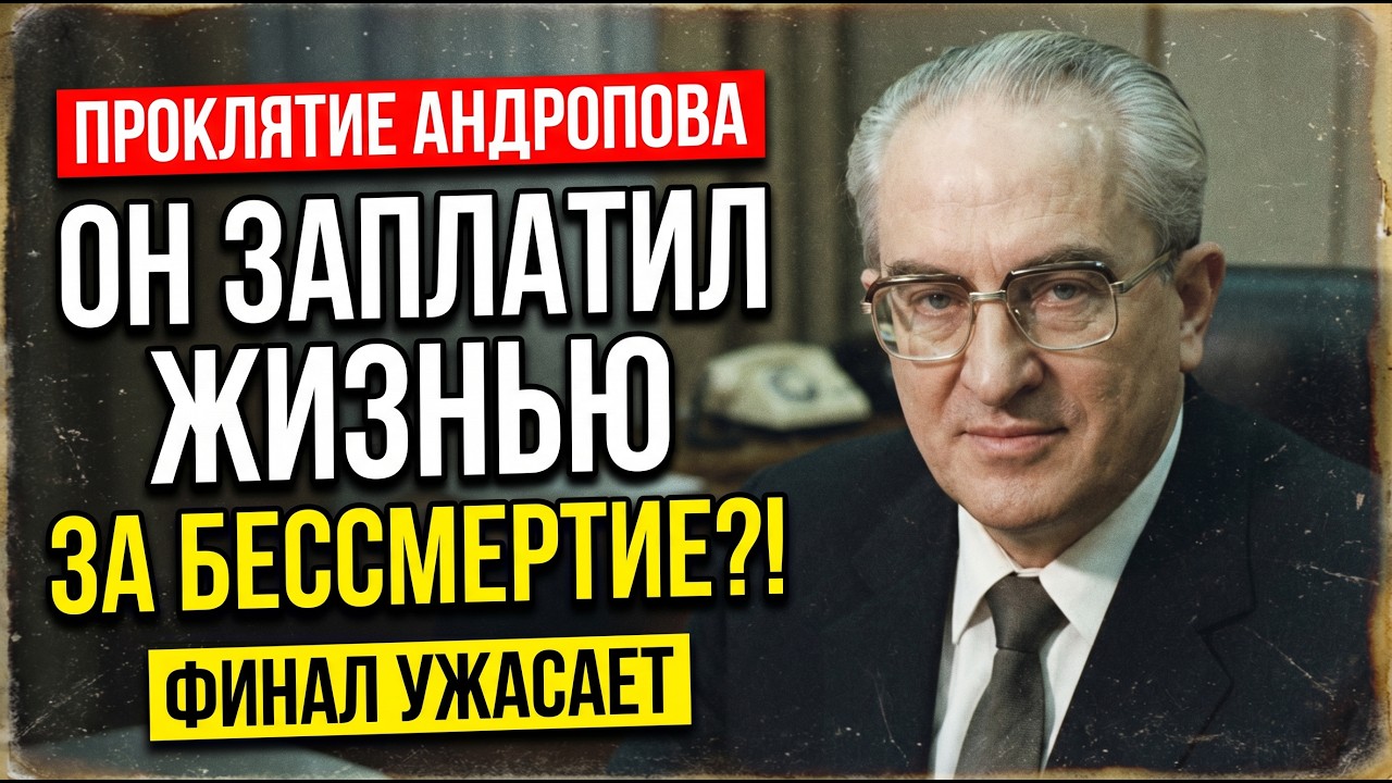 ГРЕХ АНДРОПОВА: Почему попытка стать БЕССМЕТРНЫМ стоила ему ЖИЗНИ!?