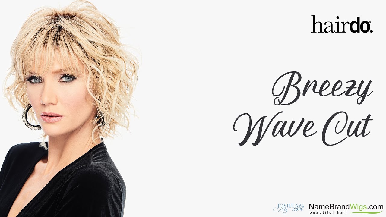 Hairdo - Breezy Wave Cut in colors Silver Mist (R56/60) and SS Golden Wheat (SS14/88)
