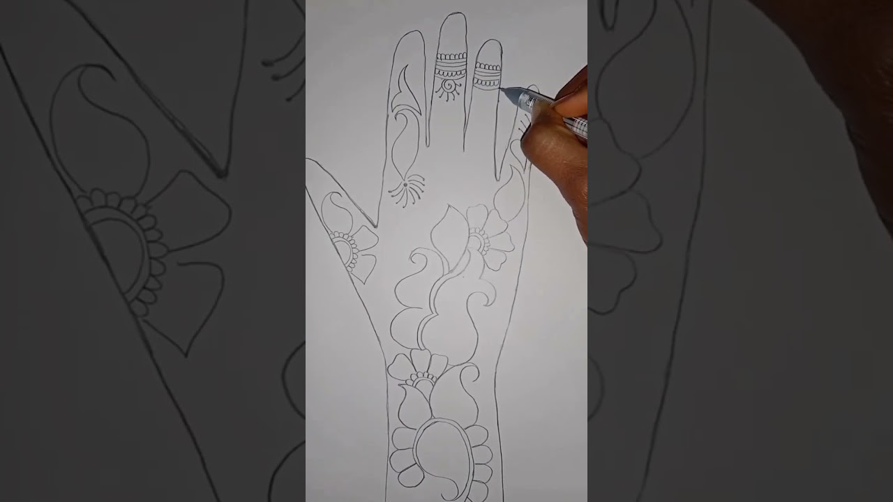 Mehndi design for festivals #mehndi #youtube  #festivalmehndi 