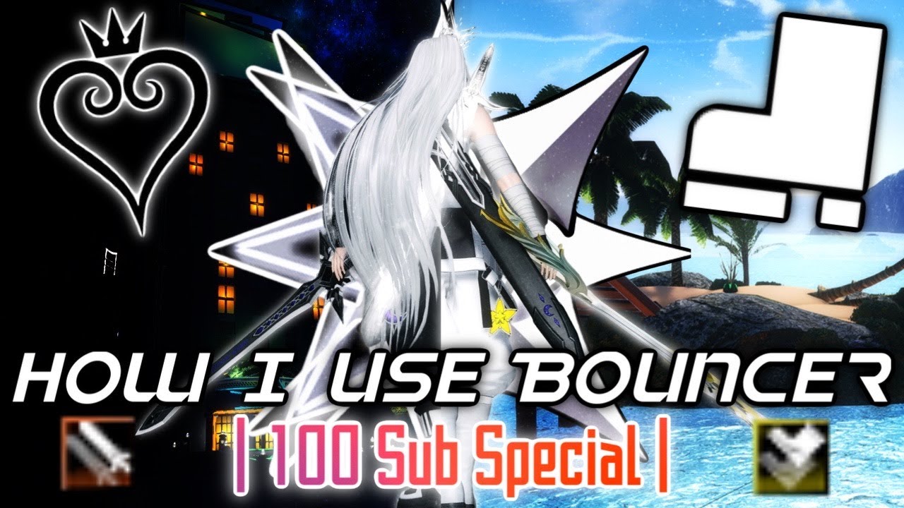 [PSO2:NGS] 100 Subscriber Special | How I use Bouncer (A Below Mid Guide) |