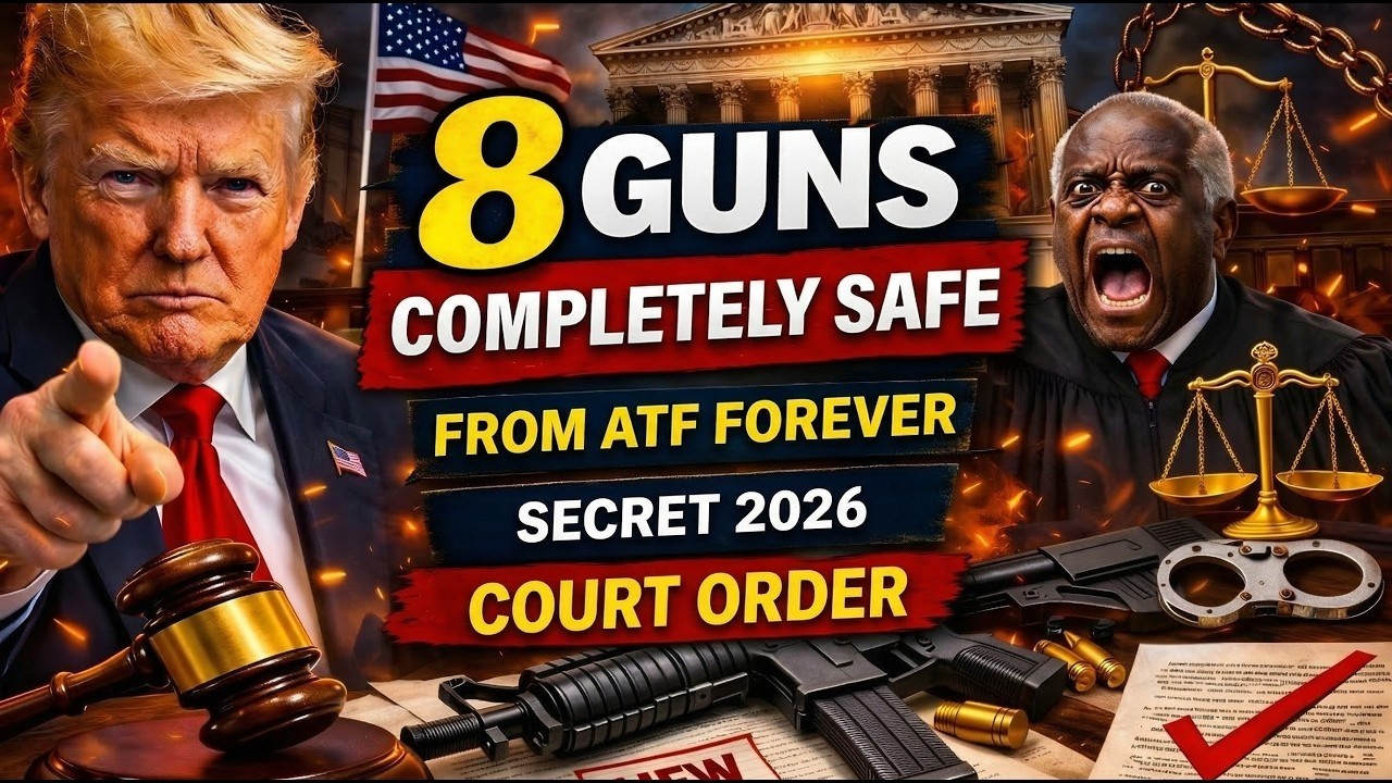 8 Guns That Are COMPLETELY SAFE From ATF Forever After This Secret 2026 Court Order