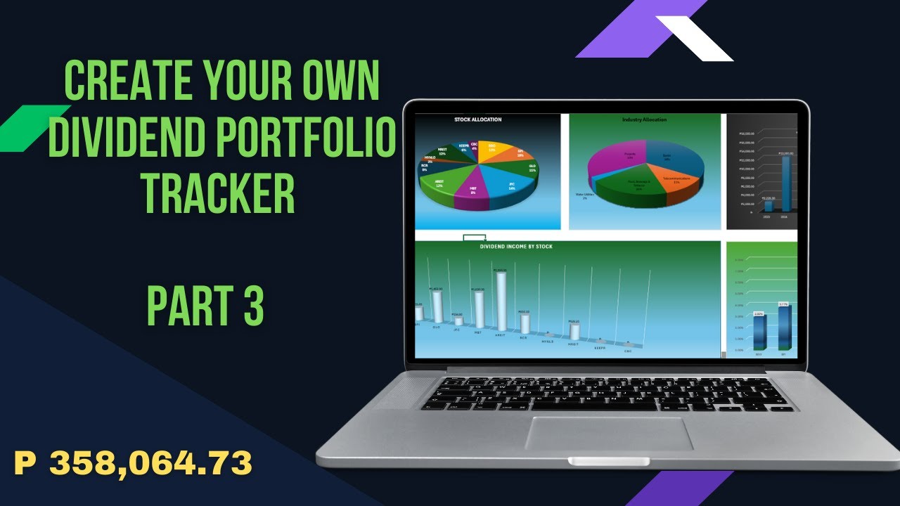 How to Create Your Dividend Portfolio Tracker. | Part 3