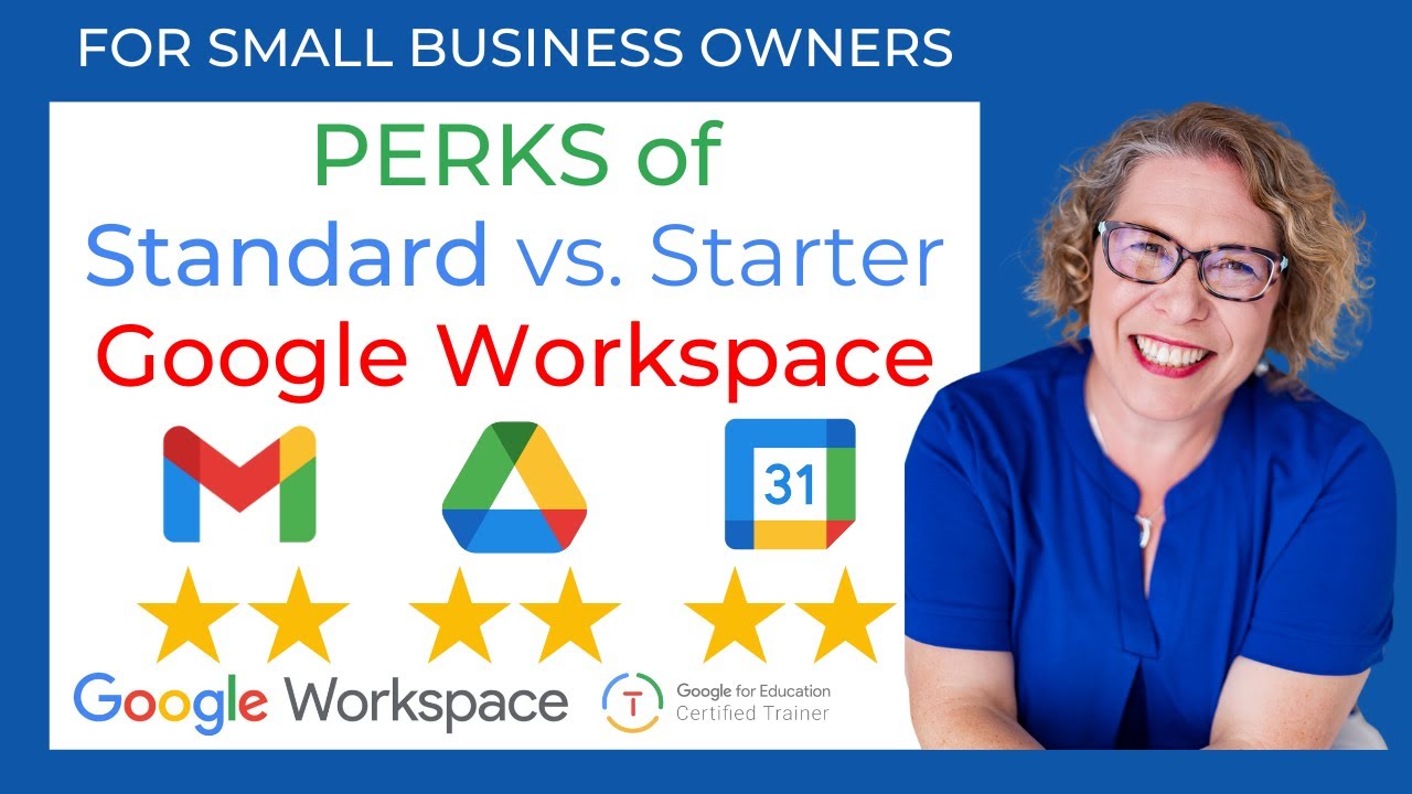 Perks of Standard vs Starter Google Workspace | SIX PERKS - in Gmail, Drive, and Calendar