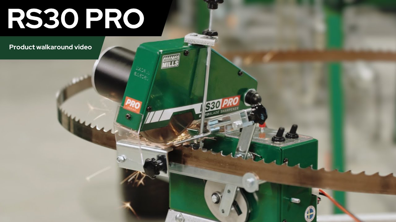 Woodland Mills RS30 PRO Bandsaw Blade Sharpener Walkaround