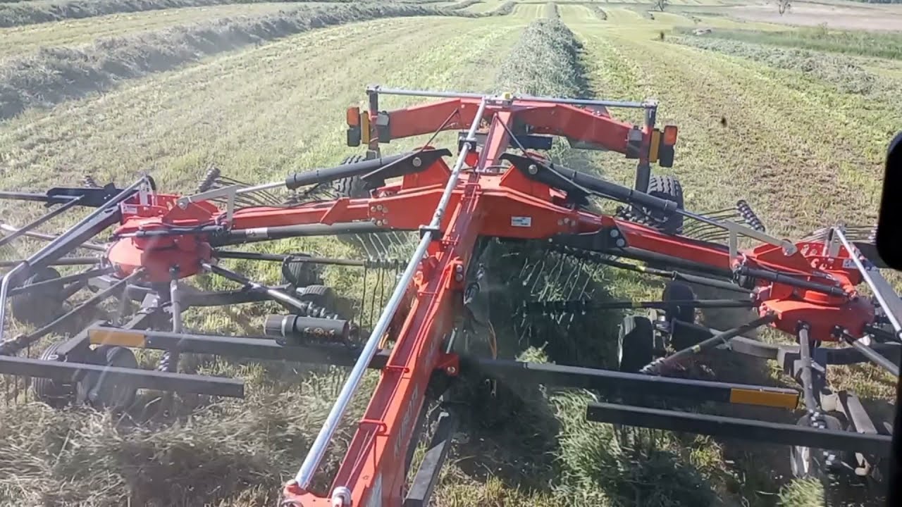 See the Kubota RA2076 Double Rotary Rake and RA1042T Rotary Rake in Action