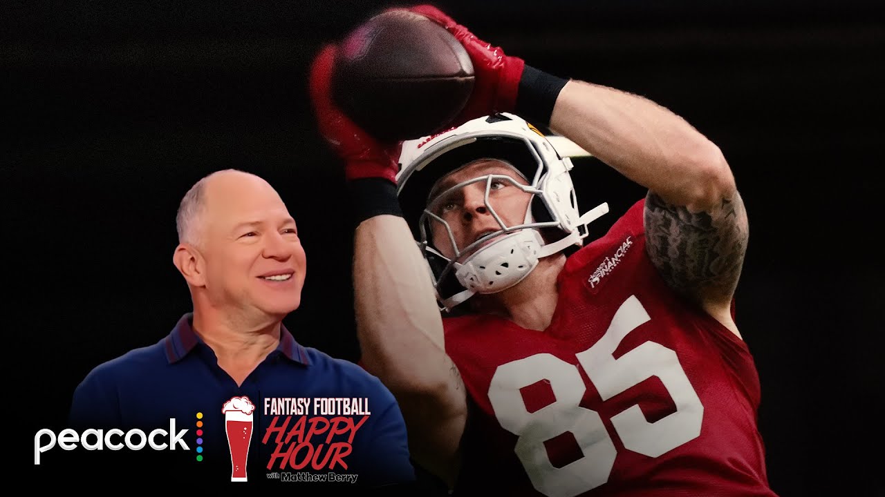 Trey McBride, David Njoku among most targeted TEs | Fantasy Football Happy Hour | NFL on NBC
