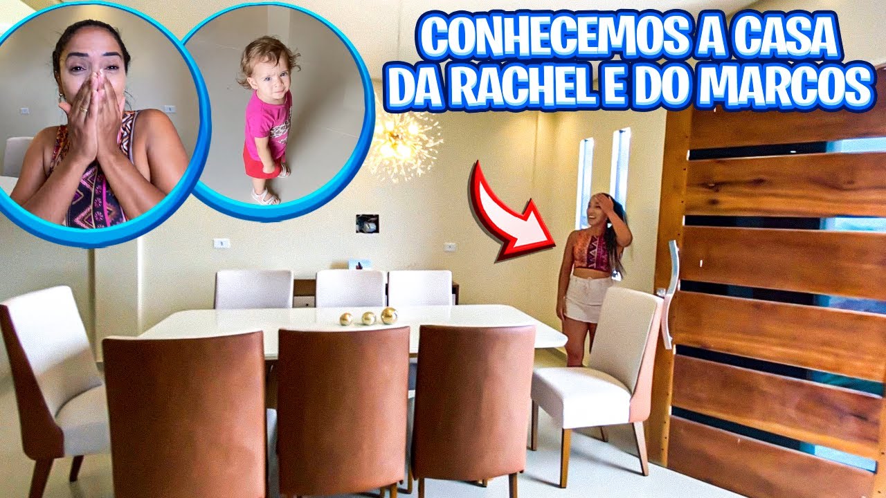 FINALMENTE VISITAMOS A CASA DA RACHEL E DO MARCOS 😍