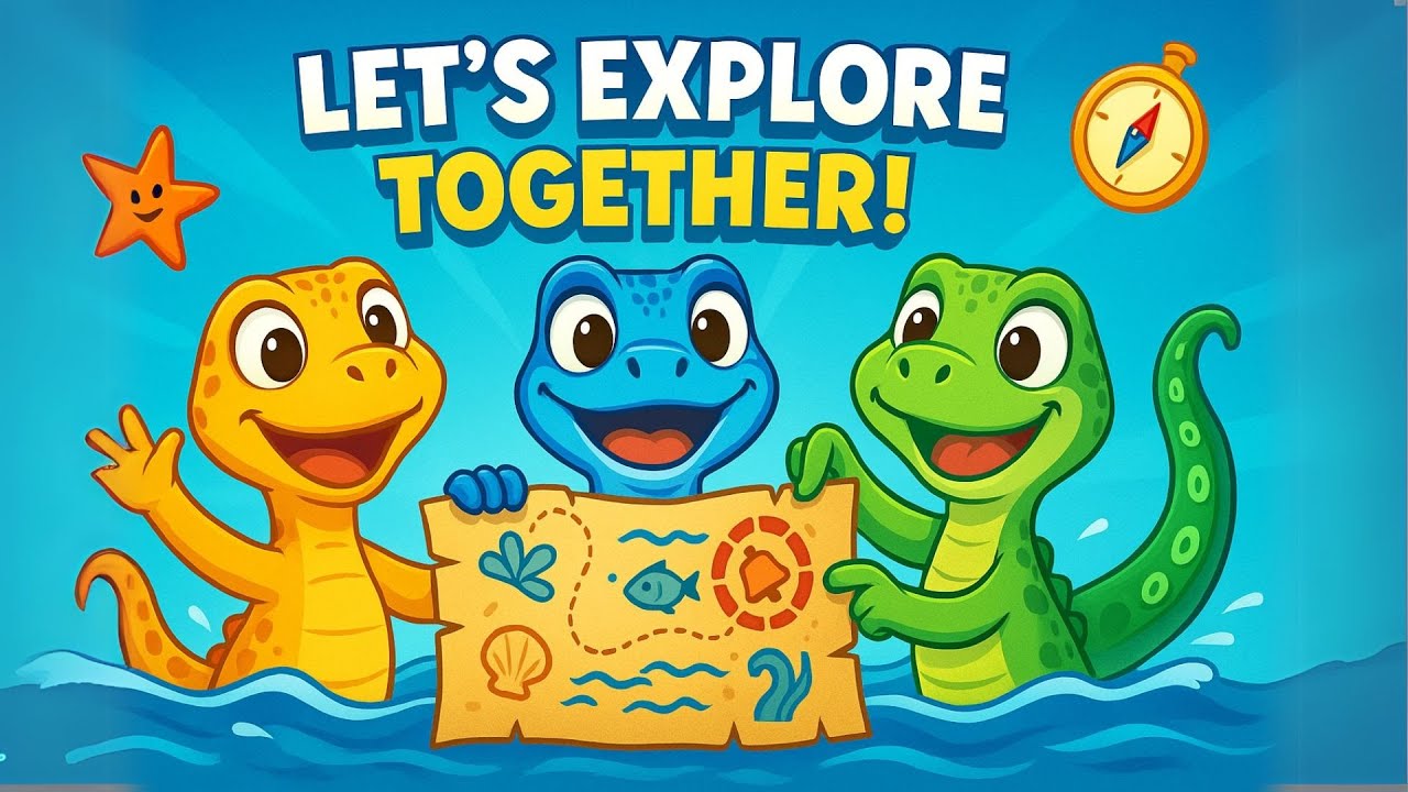 a big ocean adventure with dino, lila, and miko #storytime #storyforkids