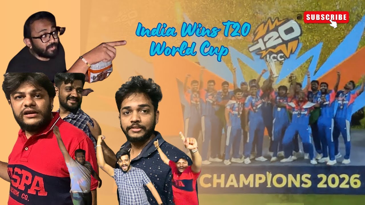 India Wins T20 World Cup 🏆 | Kathiyawadi Gen Z Celebration Reaction 🇮🇳