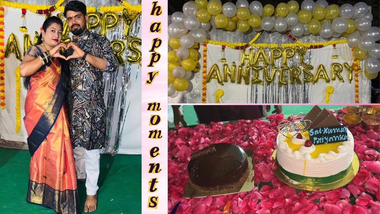 “Our 1st Anniversary Shopping  | Surprise Party 🎉👩‍❤️‍👨 #anniversary #celebration #game #enjoying 